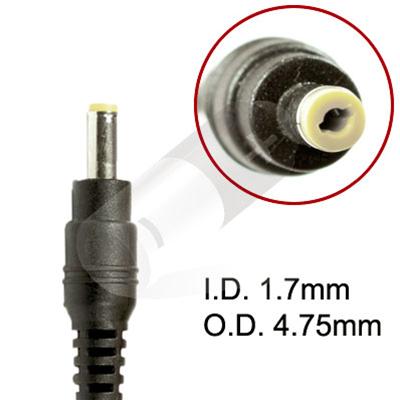 Alimentatore per notebook 9.5V 2.315A 22W (Fixed A-Tip)