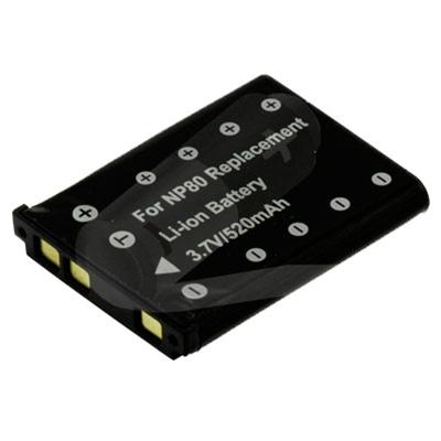 Batteria per fotocamere digitali Casio NP-80 3.7 Volt Li-ion