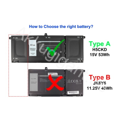 Batteria per notebook Dell H5CKD 9077G TXD03 7T8CD [15V/15.2V]
